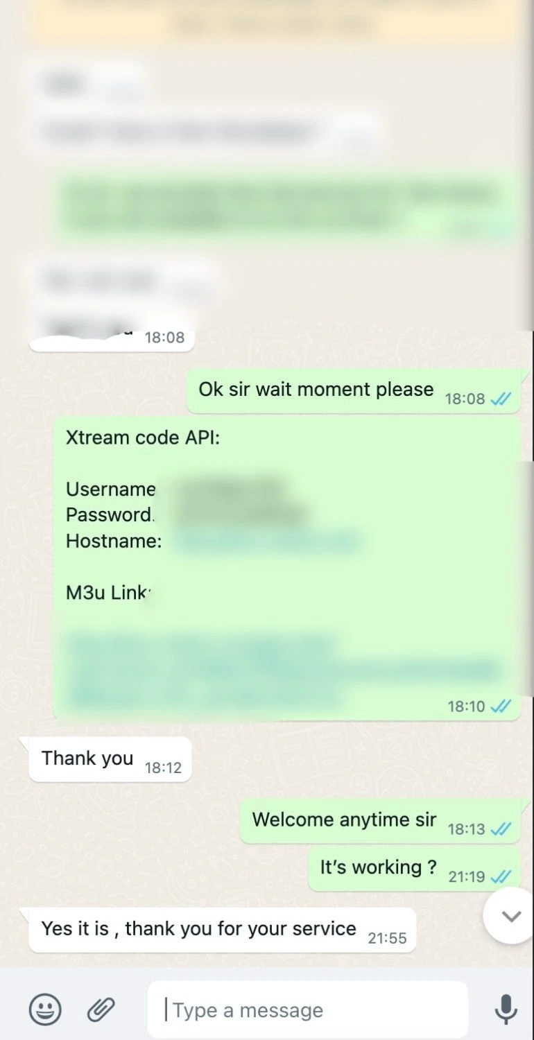 Viking IPTV WhatsApp review 1