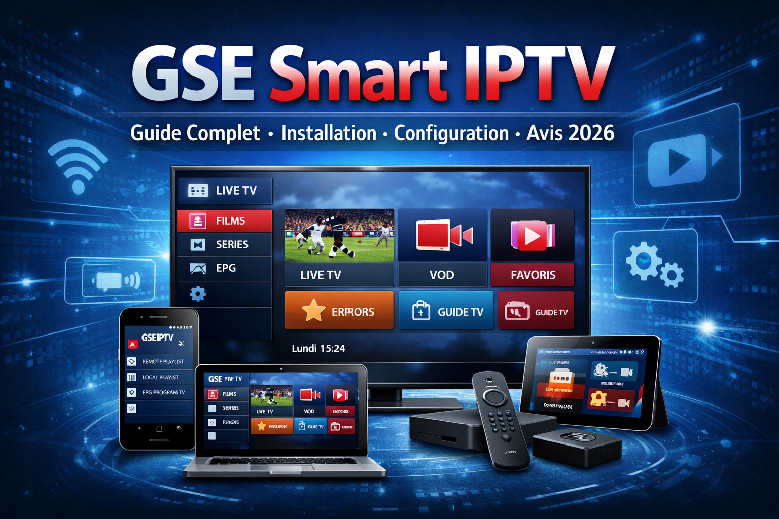 GSE Smart IPTV-gränssnitt